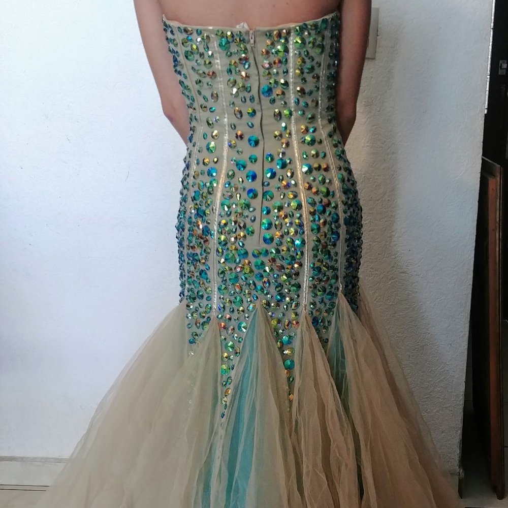 MERMAID PROM DRESS -SHERRI HILL - Picture 5 of 16